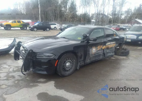 2018 Dodge Charger Police Awd из США, поврежденный, VIN 2C3CDXKT7JH323805